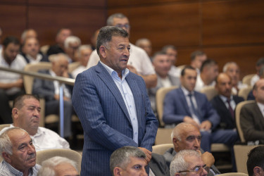 Sabirabadda pambıqçılığın inkişafına həsr olunmuş regional müşavirə keçirilib