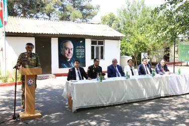 Zərdabda 26 İyun- Azərbaycan Respublikasının Silahlı Qüvvələri Günü 	münasibətilə “Heydər Əliyev və Azərbaycanda ordu quruculuğu” mövzusunda tədbir keçirilib