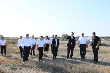 Zərdabda kənd təsərrüfatının inkişafı ilə bağlı təsərrüfatlara baxış keçirilib, Dövlət Proqramından irəli gələn məsələlər müzakirə olunub
