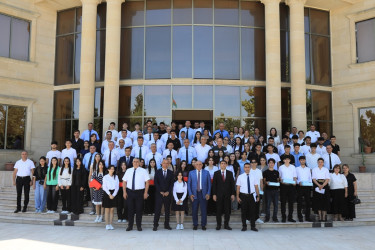 Zərdab rayonu üzrə 2025-2026-cı tədris ilində Respublika Fənn Olimpiadalarında uğur qazanan və ali məktəblərə yüksək nəticələrlə qəbul olan tələbələrlə  görüş keçirilib
