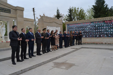 31 mart - Azərbaycanlıların Soyqırımı günü ilə ilə bağlı  ümumrayon anım mərasimi keçirilib