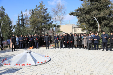 Zərdabda "26 fevral - Xocalı Soyqırımı"nın 32-ci ildönümü ilə əlaqədar anım tədbiri keçirilib