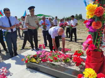 Vətən müharibəsinin şəhidi İbrahim Rüstəmlinin doğum günü qeyd olunub