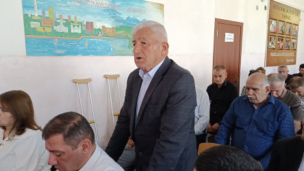 Qoşaoba kəndində növbəti səyyar qəbul keçirilib