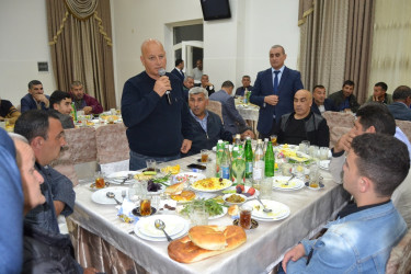 Zərdabda Ramazan ayı ilə əlaqədar iftar süfrəsi təşkil olunub