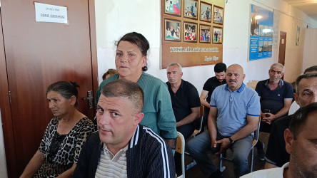 Qoşaoba kəndində növbəti səyyar qəbul keçirilib