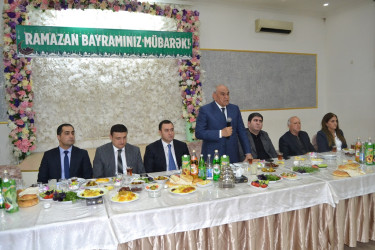 Zərdabda Ramazan ayı ilə əlaqədar iftar süfrəsi təşkil olunub