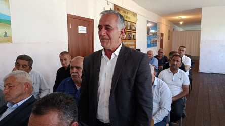Qoşaoba kəndində növbəti səyyar qəbul keçirilib