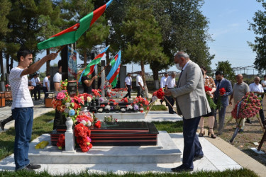 Vətən müharibəsinin şəhidi Anar Məmmədzadənin doğum günü qeyd olunub