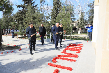 Zərdabda "26 fevral - Xocalı Soyqırımı"nın 32-ci ildönümü ilə əlaqədar anım tədbiri keçirilib