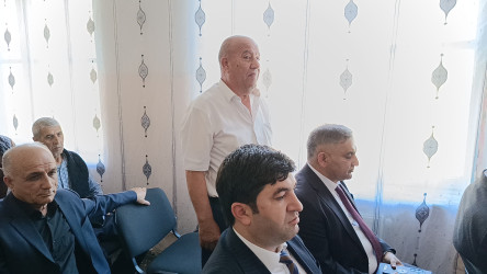 Qoşaoba kəndində növbəti səyyar qəbul keçirilib