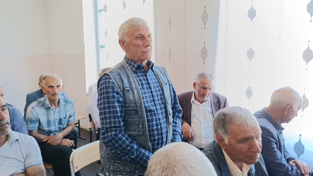 Qoşaoba kəndində növbəti səyyar qəbul keçirilib