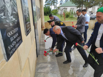 Vətən müharibəsinin şəhidi, Mayor Rəhim Hüseynovun doğum günü qeyd olunub