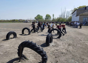 Zərdabda “Şahin” hərbi – idman oyununun rayon birinciliyi keçirildi