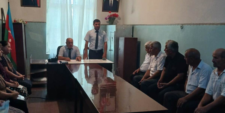 15.07.2026-cı il tarixdə Çallı  kəndində “İdeoloji Maarifləndirmə Konsepsiyası” ilə bağlı növbəti görüş keçirilib