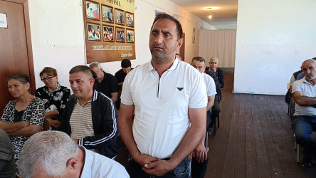 Qoşaoba kəndində növbəti səyyar qəbul keçirilib