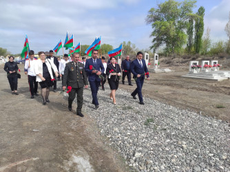 Aprel döyüşlərində şəhidlik zirvəsinə ucalan Böyük Dəkkə kənd sakini Nurlan Abdullazadənin xatirəsi yad edilib